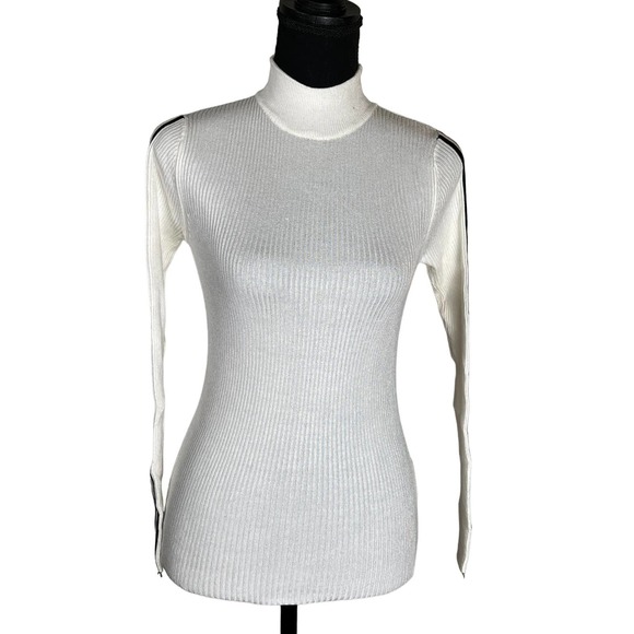 DON'T CALL ME JENNYFER Tops - DON'T CALL ME JENNYFER RIBBED HIGH NECK WOMENS TOP SIZE XS NWOT